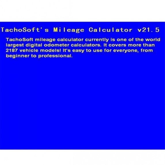 Tachosoft mileage calculator software free download
